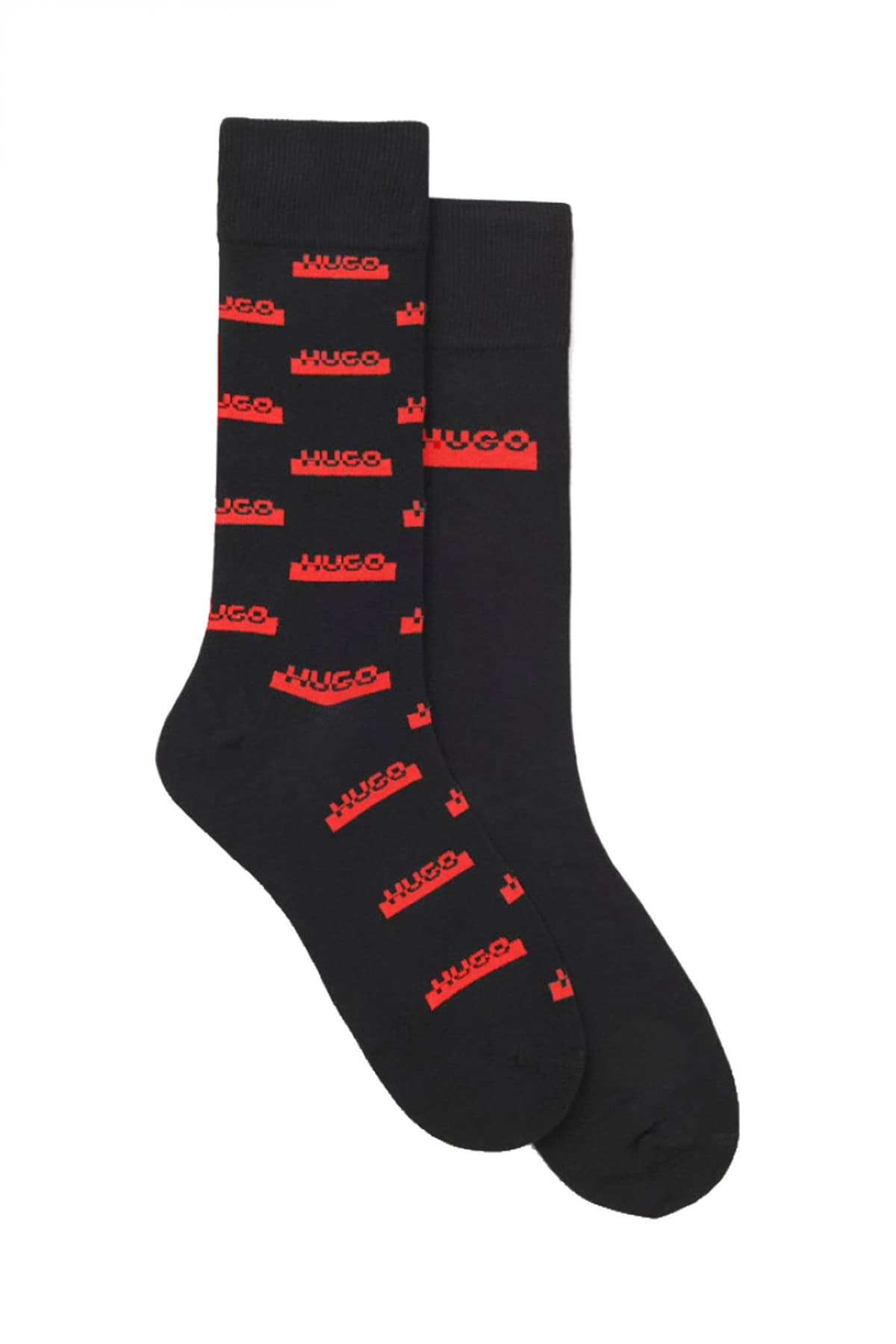 HUGO ΚΑΛΤΣΕΣ 2P RS GIFT SPLIT CC LOGO ΜΑΥΡO