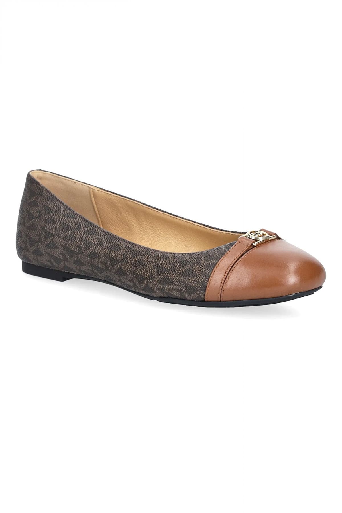 MICHAEL KORS ΠΑΠΟΥΤΣΙΑ ΜΠΑΛΑΡΙΝEΣ MANDY FLAT ALL OVER LOGO BANIΛΙΑ/ΜΠΕΖ
