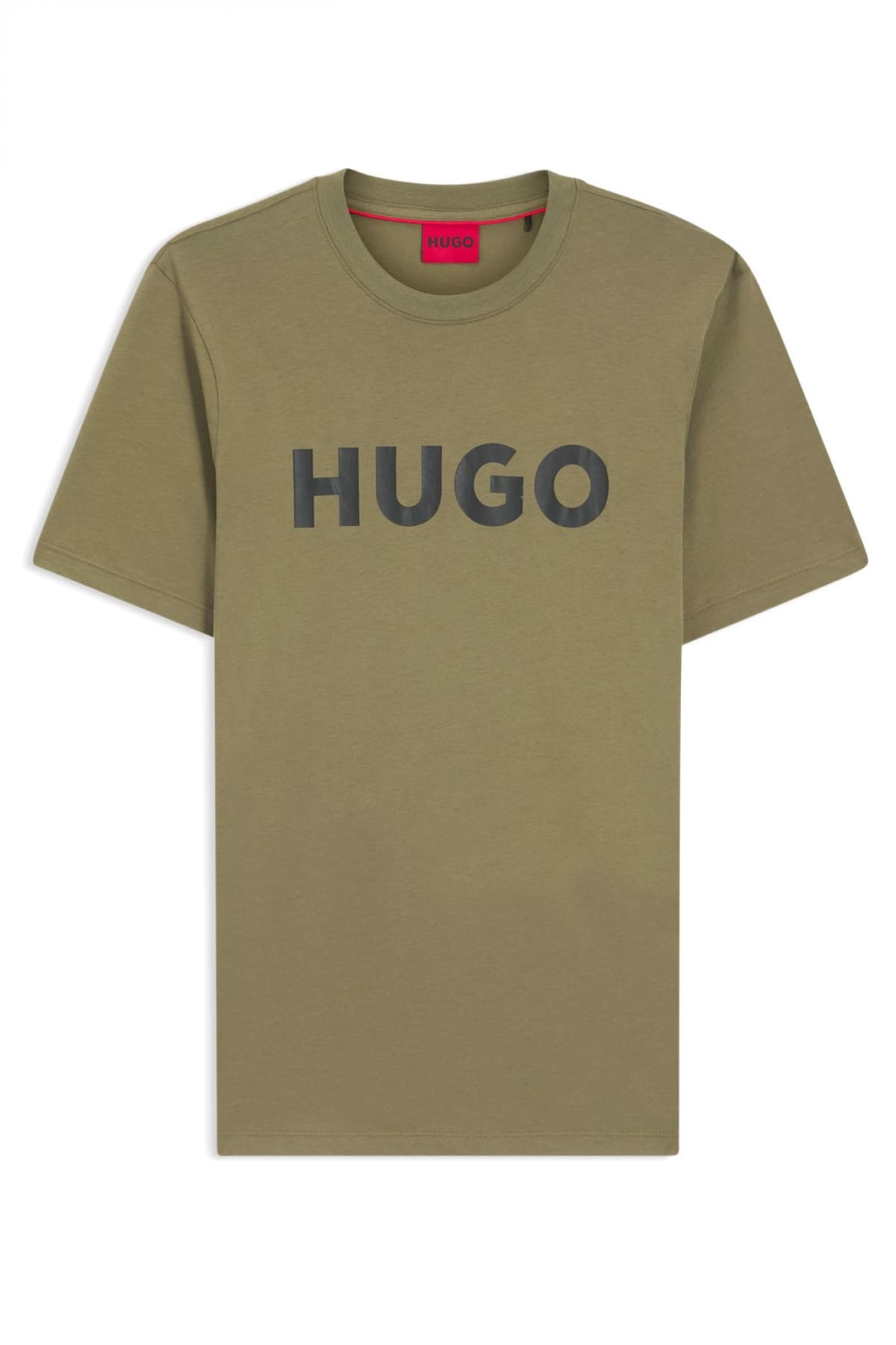 HUGO T-SHIRT DULIVIO LOGO ΧΑΚΙ