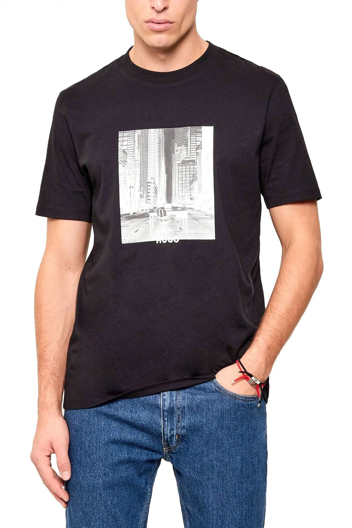 Men's T-Shirts Hugo Boss Black