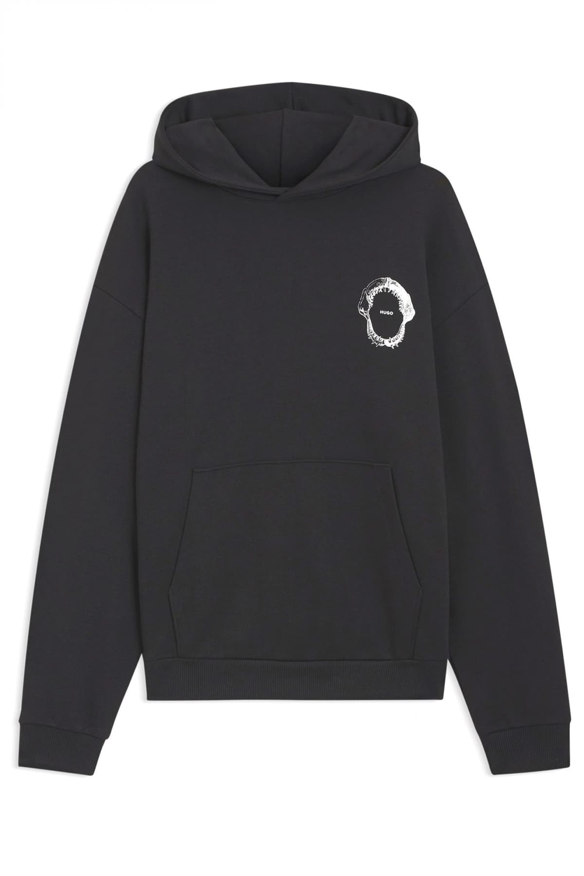 HUGO BLUE ΦΟΥΤΕΡ HOODIE NOUTILEΧ ΜΑΥΡΟ