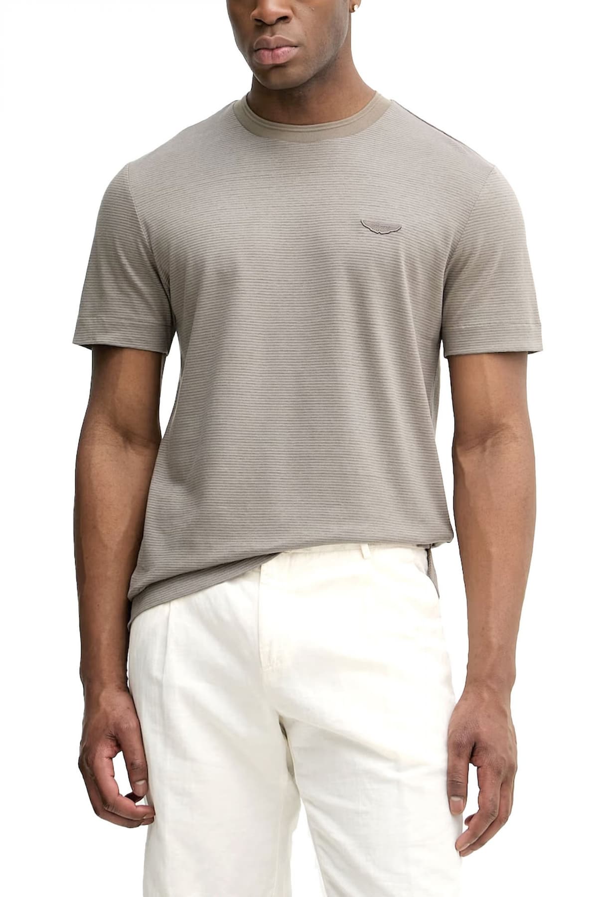 BOSS T-SHIRT C-TAUT 248_AM ΓΚΡΙ