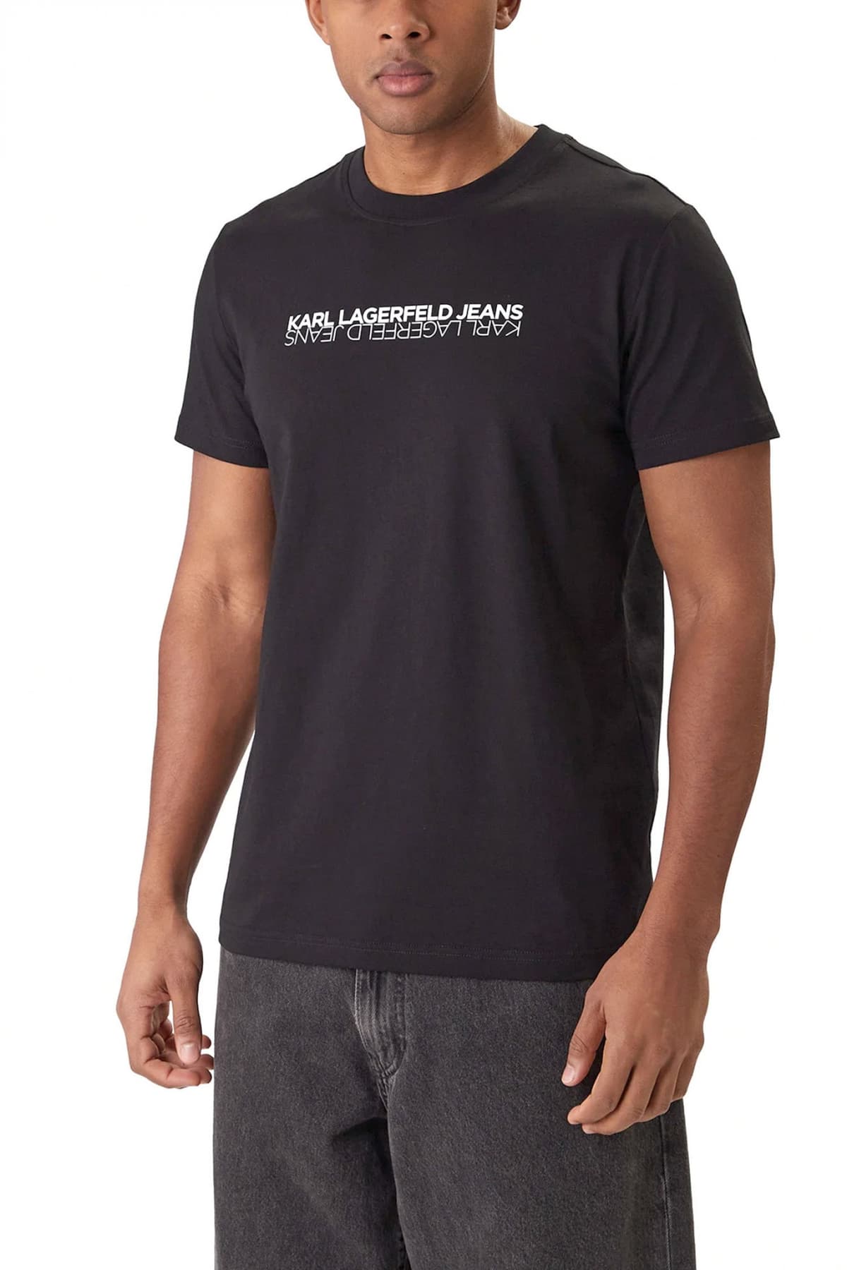 Men's T-Shirts Karl Lagerfeld Black