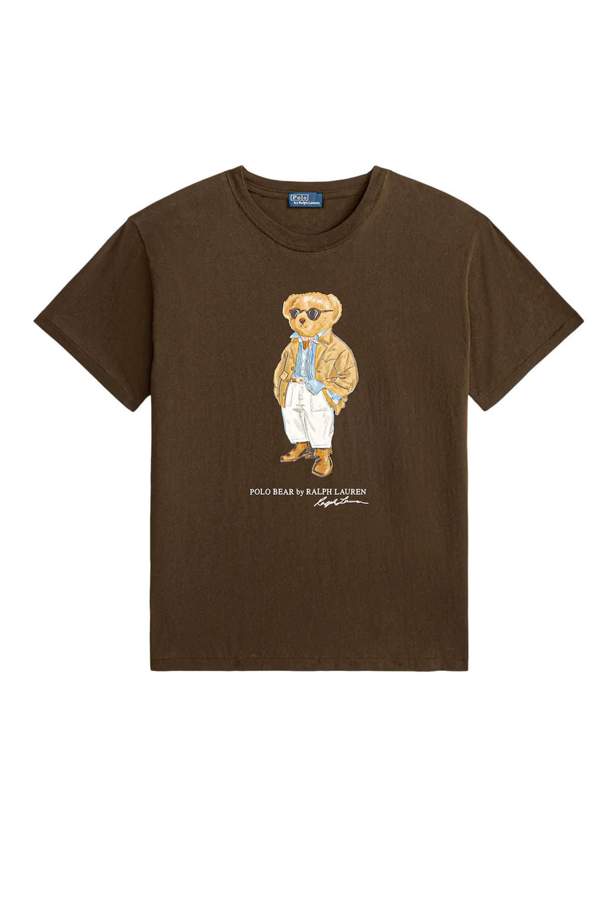 RALPH LAUREN T-SHIRT CLASSICS FRN BR TEE LOGO ΚΑΦΕ