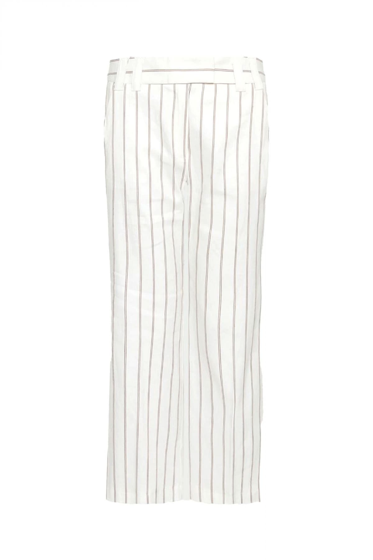 MARELLA ΠΑΝΤΕΛΟΝΙ MLLFEBO ΡΙΓΕ ΕΚΡΟΥ-ΚΑΦΕ