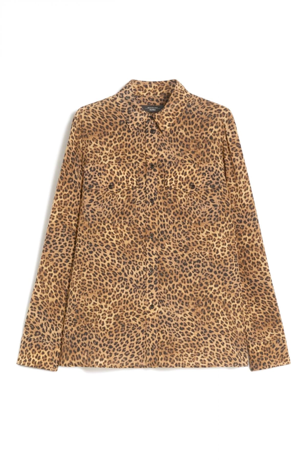 MAX MARA WEEKEND ΠΟΥΚΑΜΙΣΟ WKDLEMMA LEOPARD PRINT ΜΠΕΖ-ΚΑΦΕ