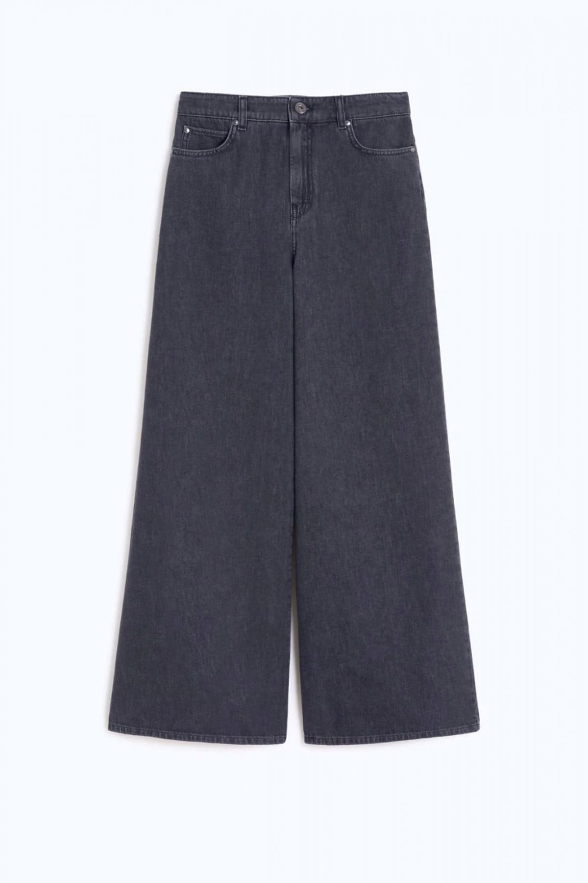 MAX MARA WEEKEND ΠΑΝΤΕΛΟΝΙ JEANS WKDVEGA WIDE LEG ΓΚΡΙ