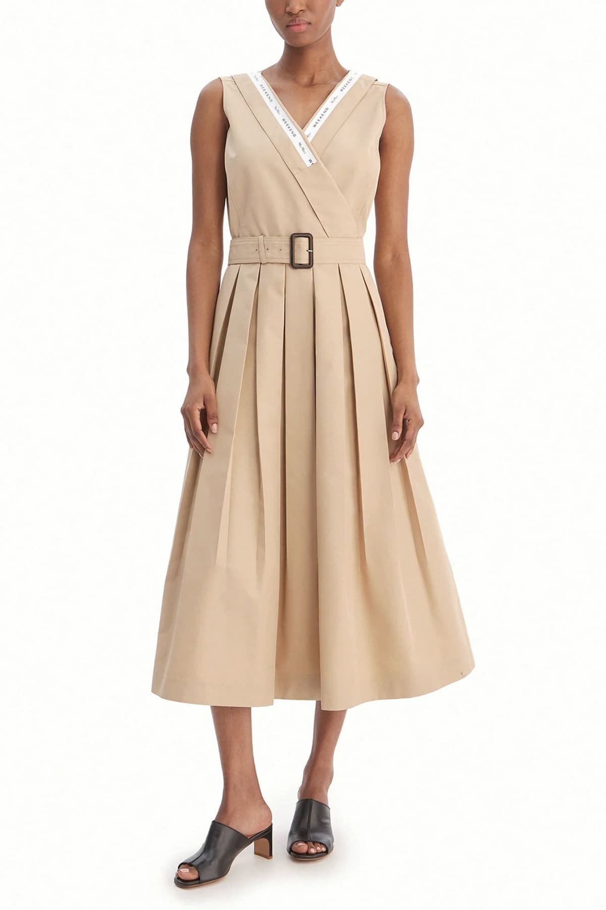 MAX MARA WEEKEND ΦΟΡΕΜΑ MIDI WKDCONO ΚΡΟΥΑΖΕ ΠΙΕΤΑ ΜΠΕΖ