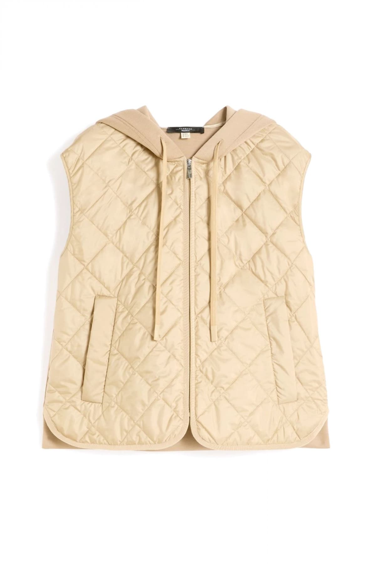 MAX MARA WEEKEND ΑΜΑΝΙΚΟ WKDDANDY FULLZIP HOODIE ΚΑΠΙΤΟΝΕ ΤΣΕΠΕΣ ΜΠΕΖ