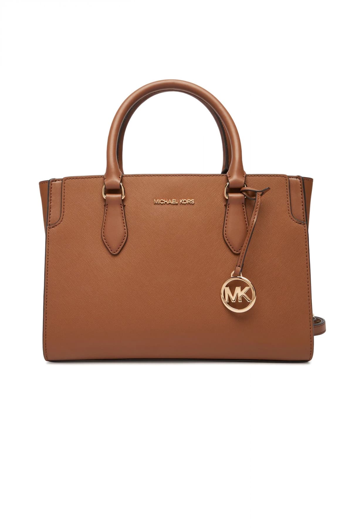MICHAEL KORS ΤΣΑΝΤΑ CROSSBODY/XEIΡΟΣ BECCA ΜΕΤΑΛΛΙΚΟ LOGO ΤΑΜΠΑ