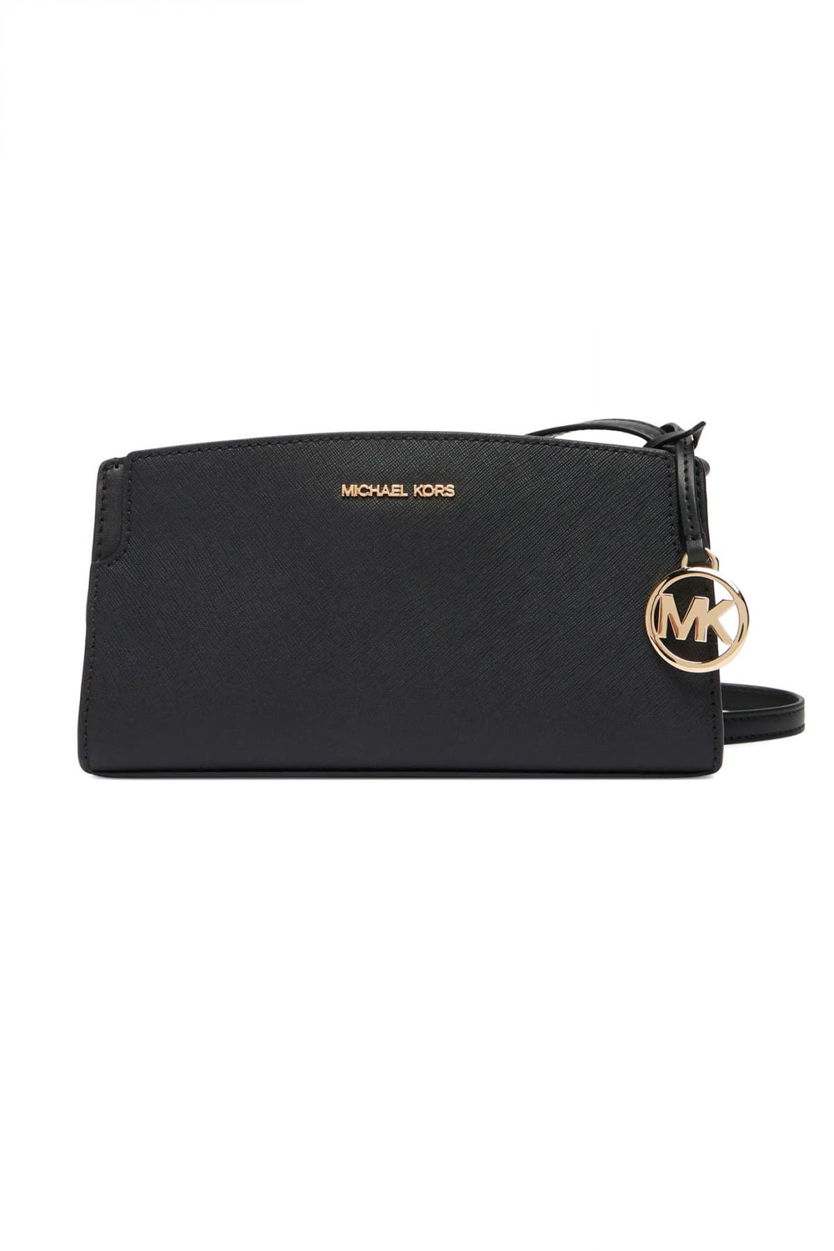 MICHAEL KORS ΤΣΑΝΤΑΚΙ CROSSBODY/ΩΜΟΥ BECCA ΜΕΤΑΛΛΙΚΟ LOGO MAYΡΟ