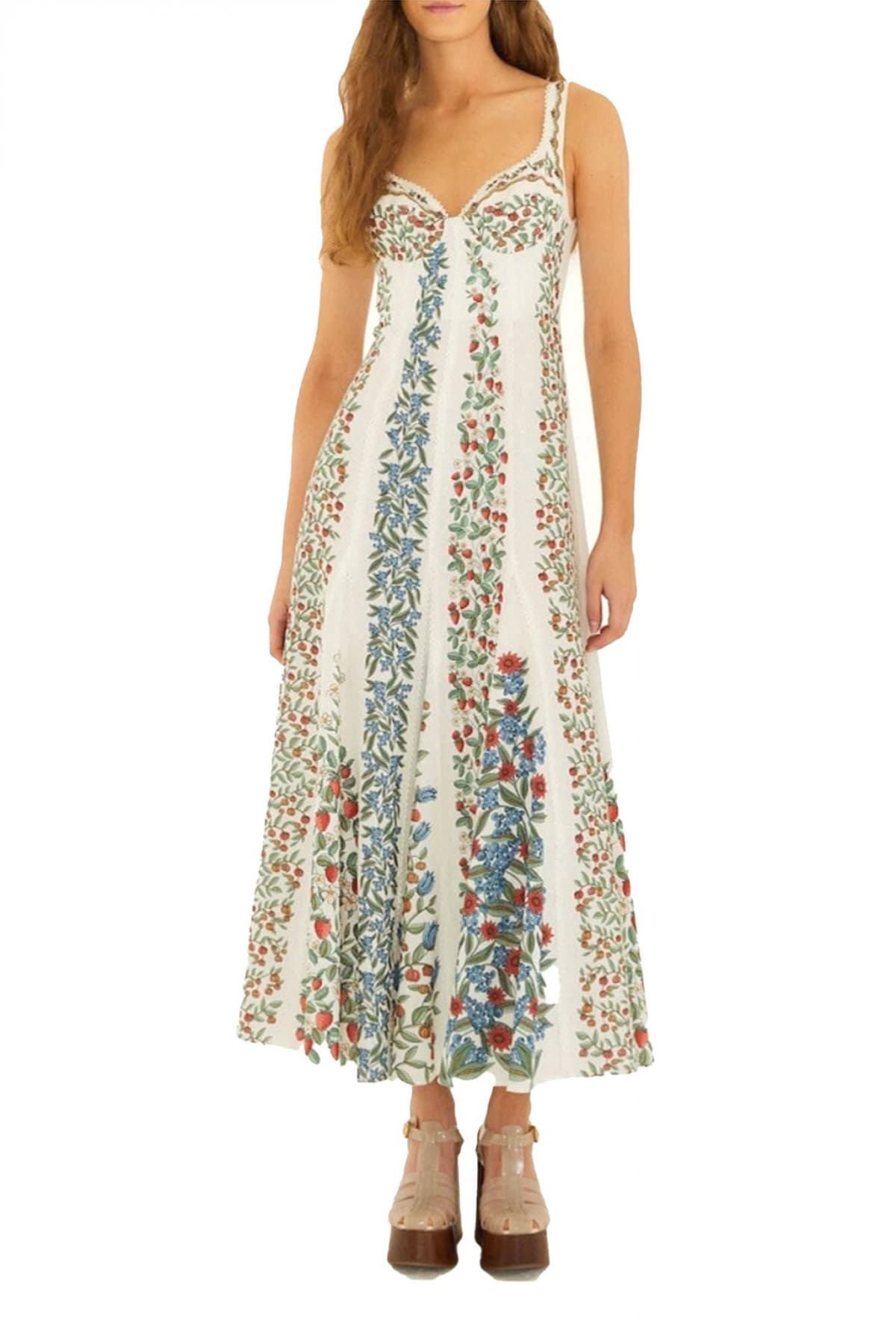 FARM RIO ΦΟΡΕΜΑ MAXI FRUIT BEAUTY ΛΕΥΚΟ