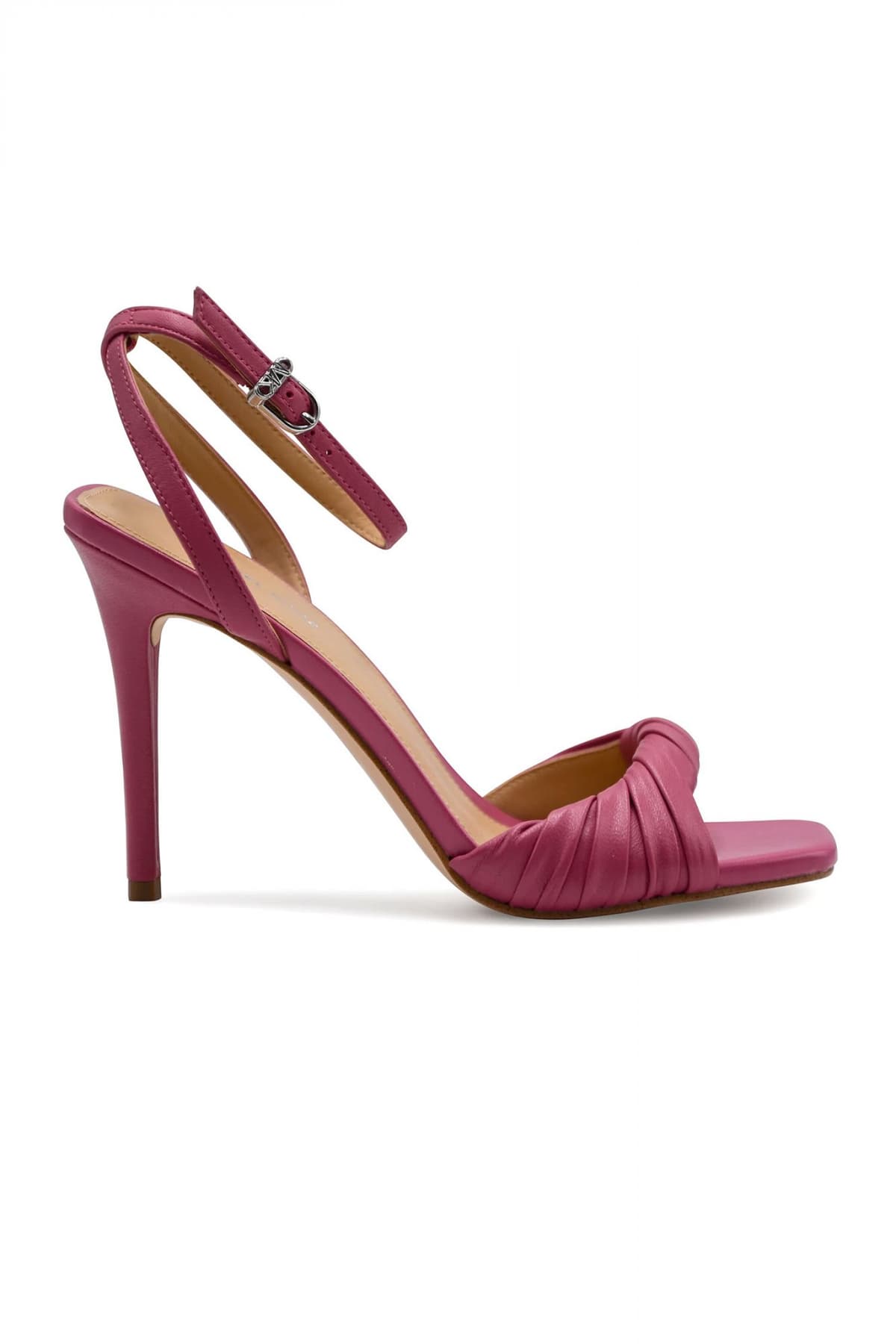 MICHAEL KORS ΠΑΠΟΥΤΣΙΑ ΠΕΔΙΛΑ KIANA SANDAL METAΛΛΙΚΟ LOGO ΣΚΟΥΡΟ ΡΟΖ