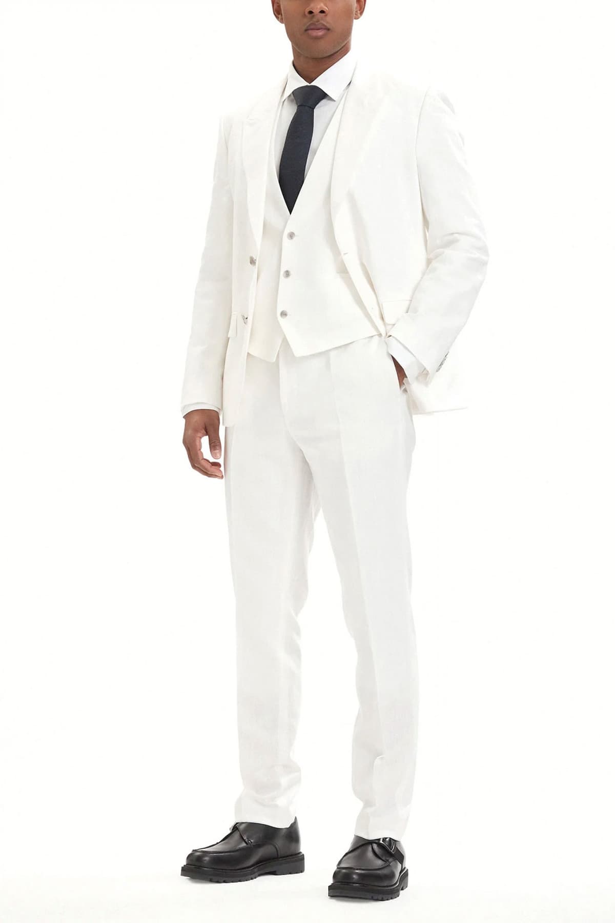 Men's Suits Hugo White