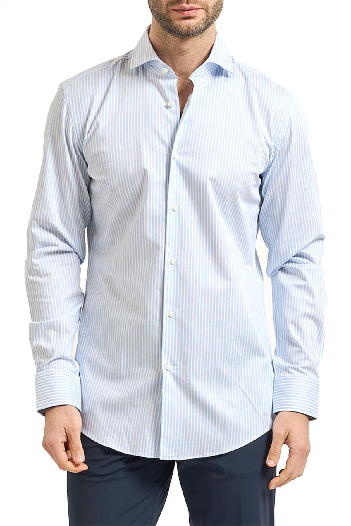 Men's Shirts Boss Blue