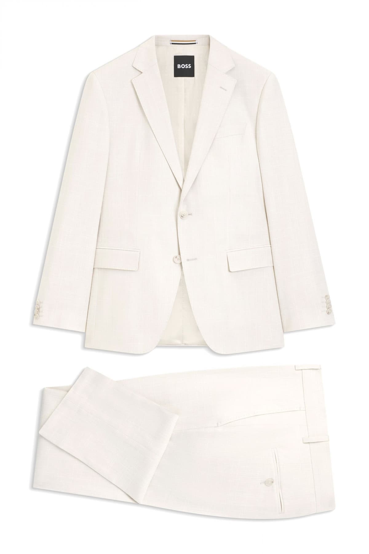 Men's Suits Boss Ecru