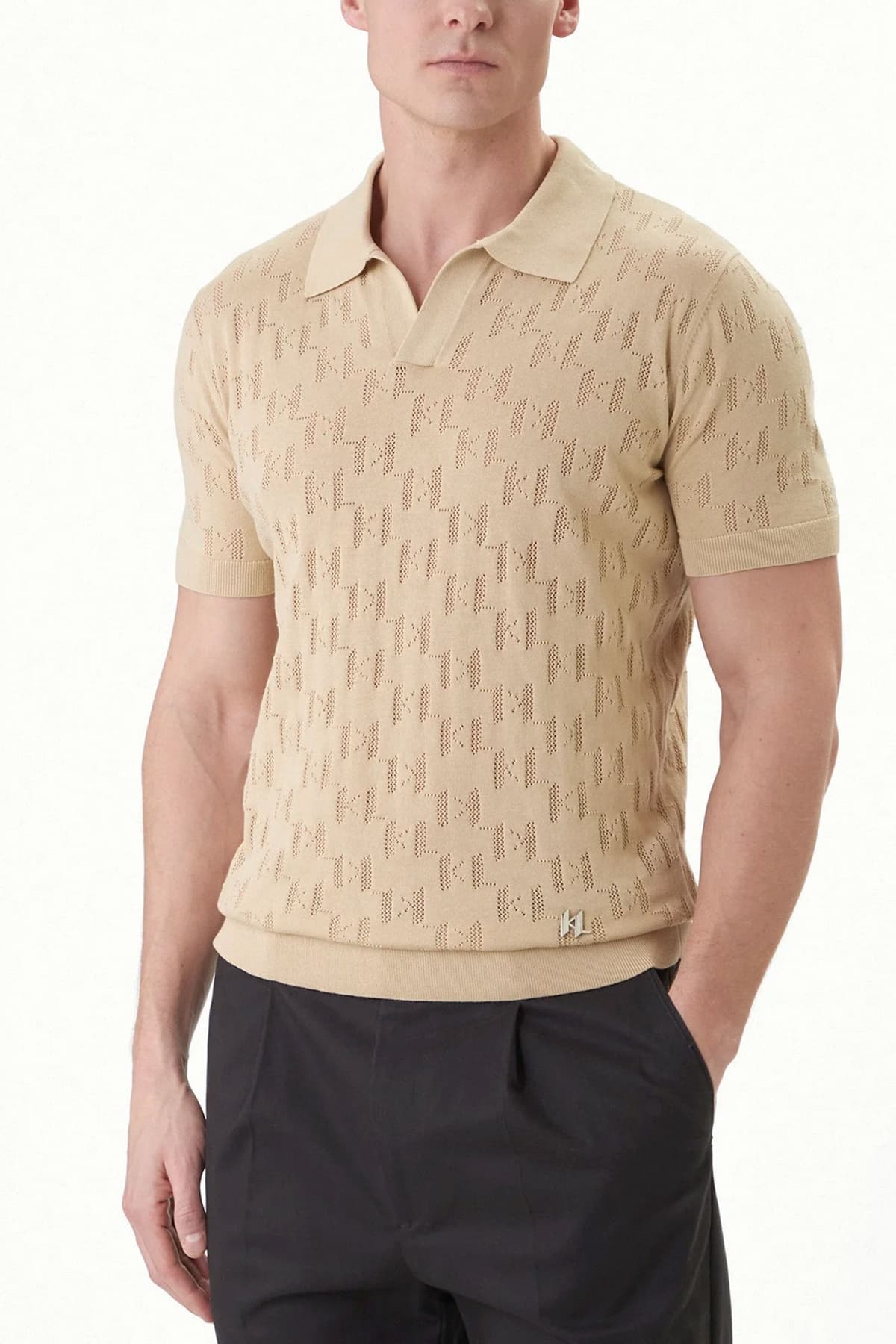 Men's Polo Shirts Karl Lagerfeld Black