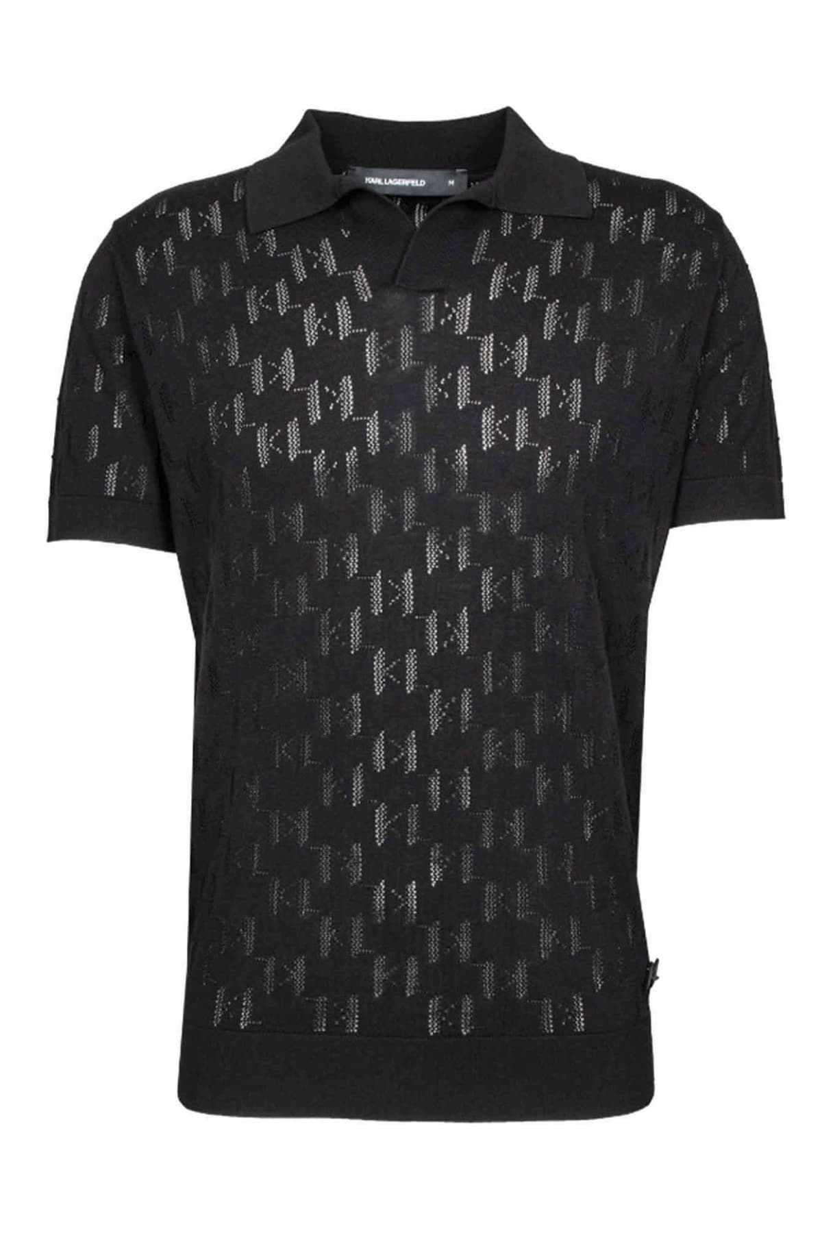 Men's Polo Shirts Karl Lagerfeld Black