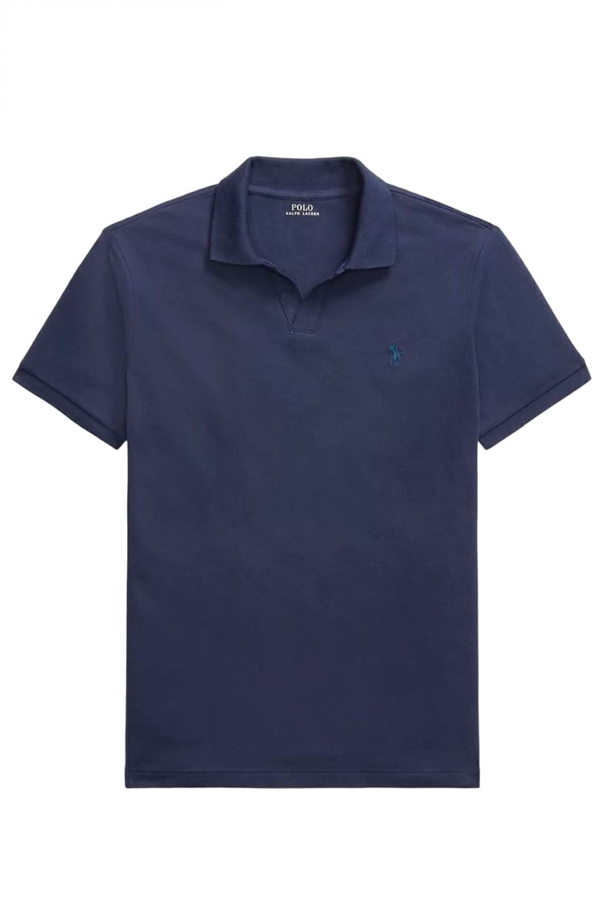 RALPH LAUREN POLO CUSTOM SLIM FIT LOGO ΜΠΛΕ
