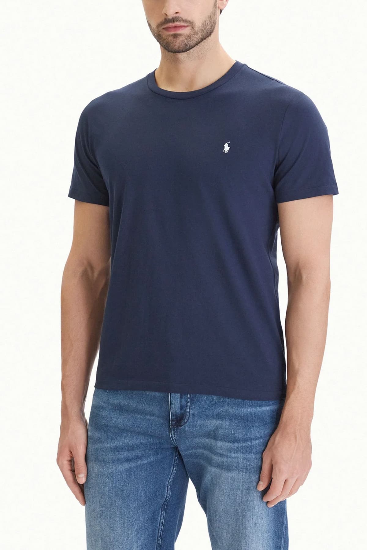 RALPH LAUREN T-SHIRT UNDERWEAR LOGO ΜΠΛΕ