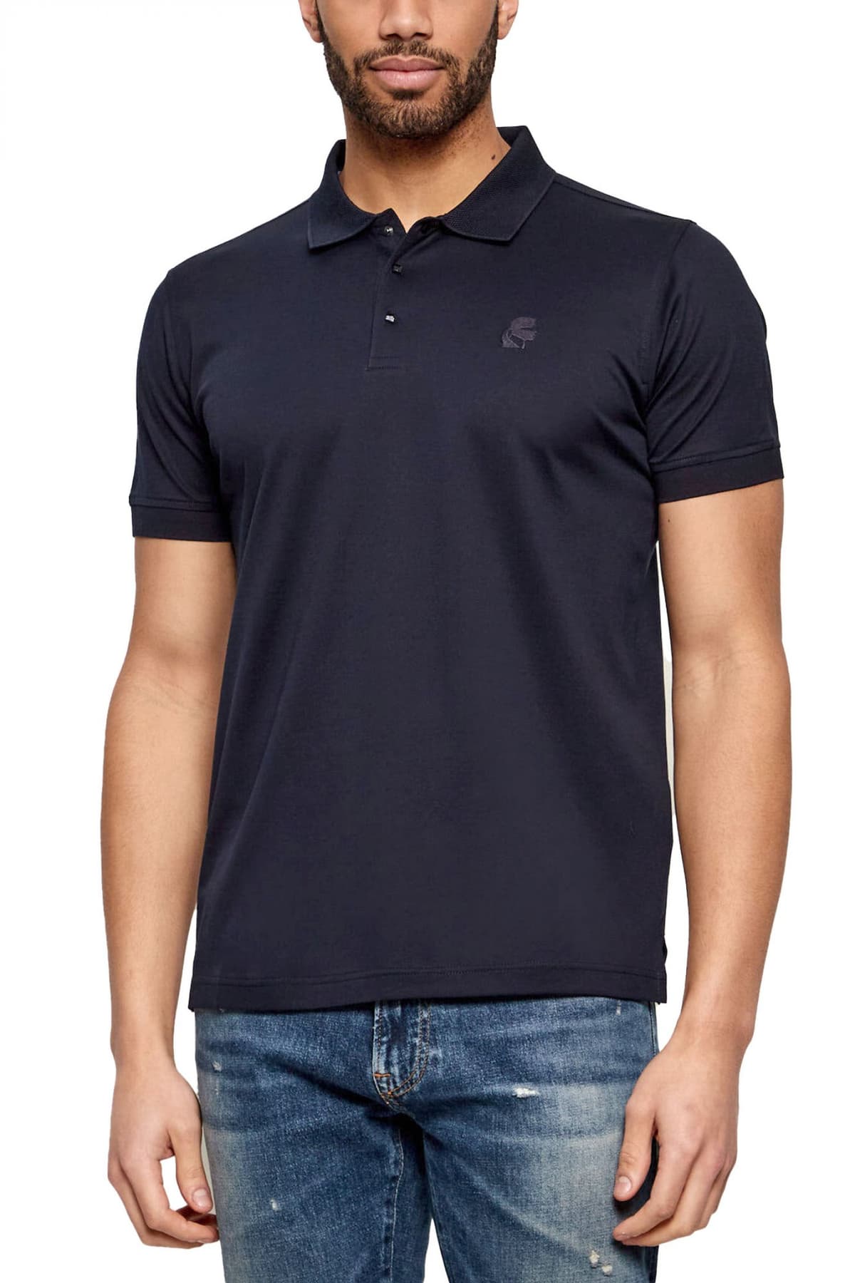 Men's Polo Shirts Karl Lagerfeld Blue