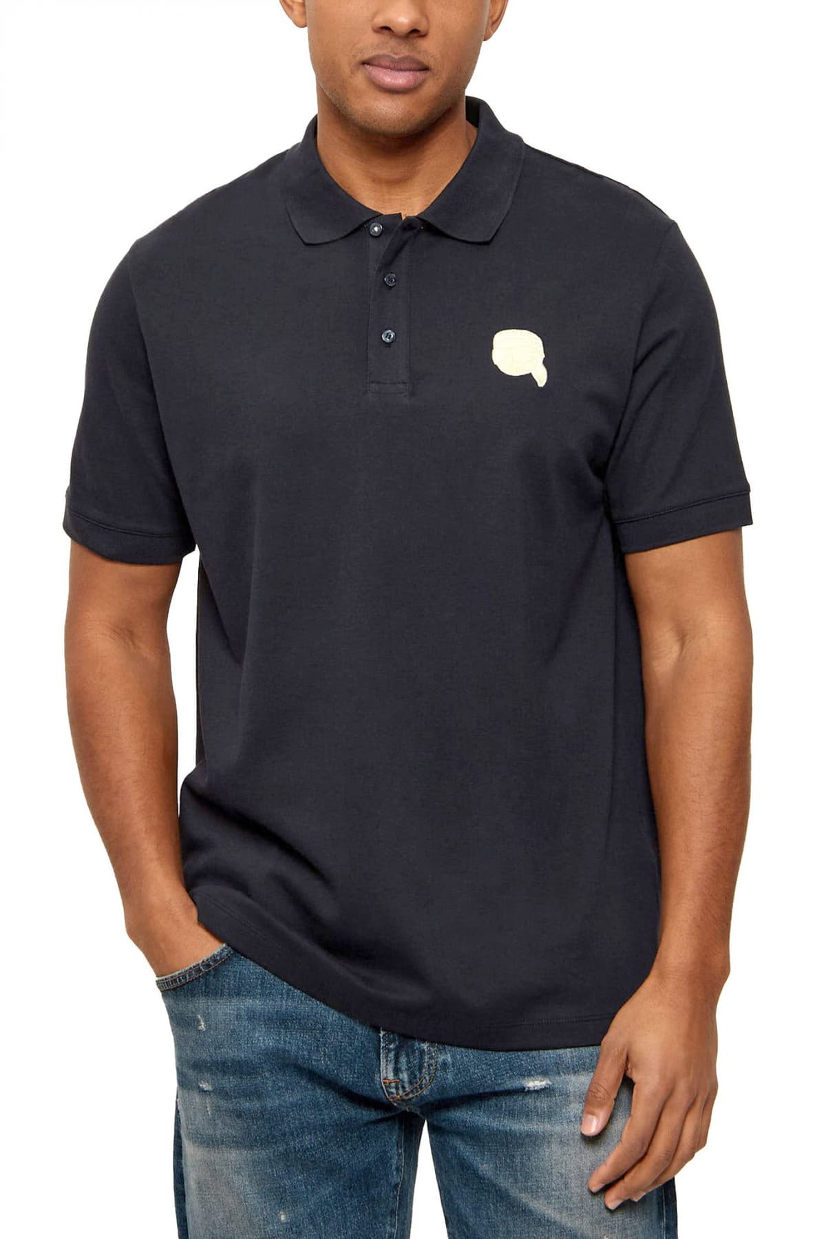 Men's Polo Shirts Karl Lagerfeld Blue