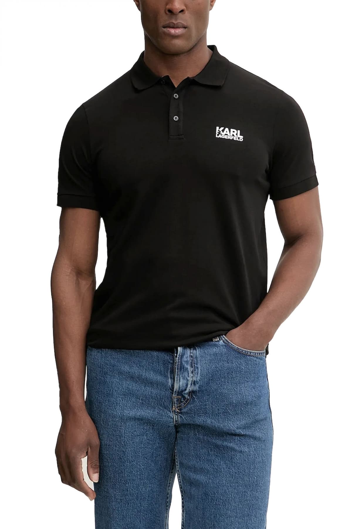 Men's Polo Shirts Karl Lagerfeld Blue