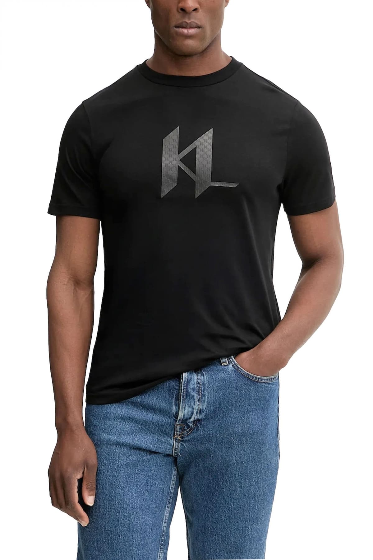 Men's T-Shirts Karl Lagerfeld Black