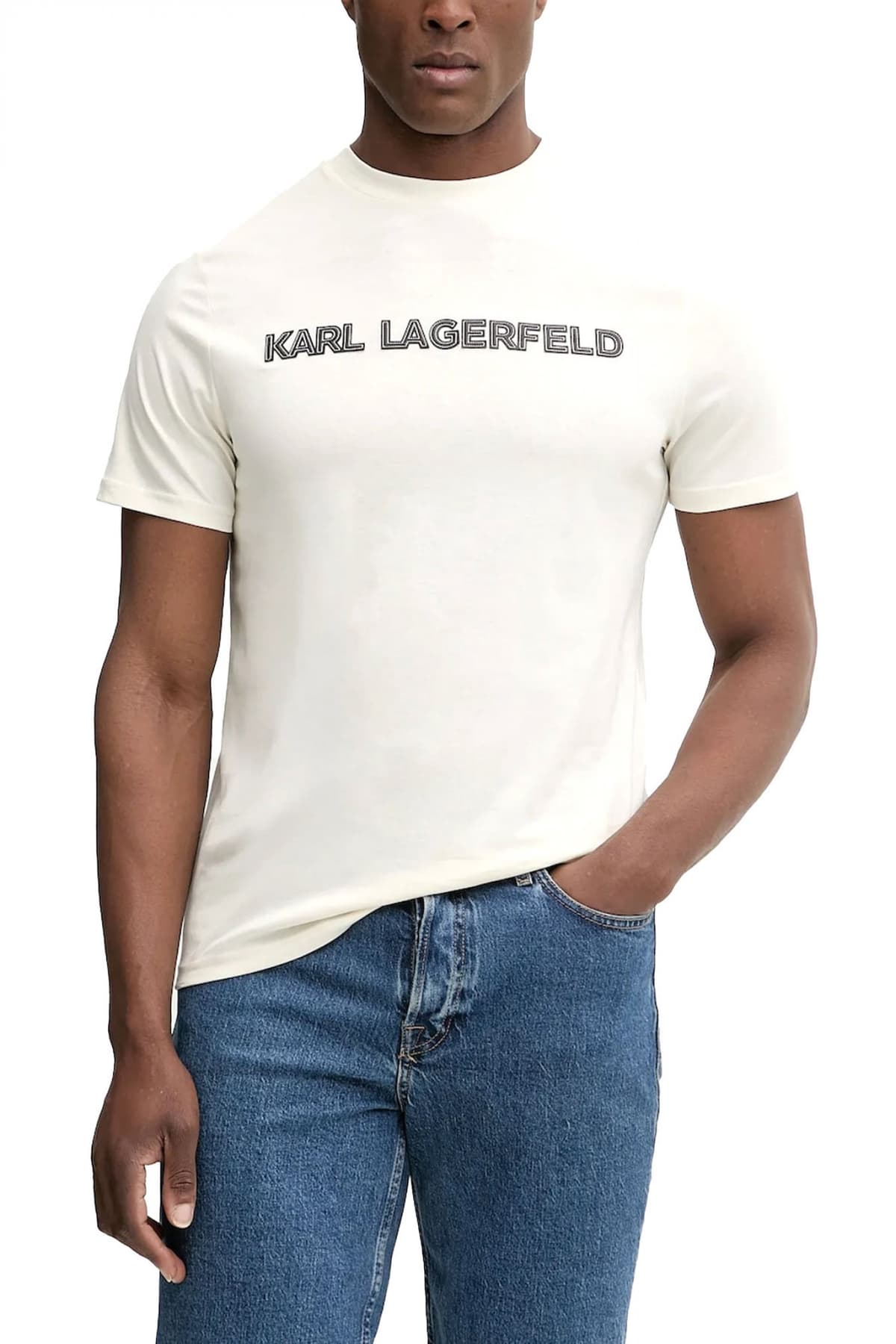 Men's T-Shirts Karl Lagerfeld White