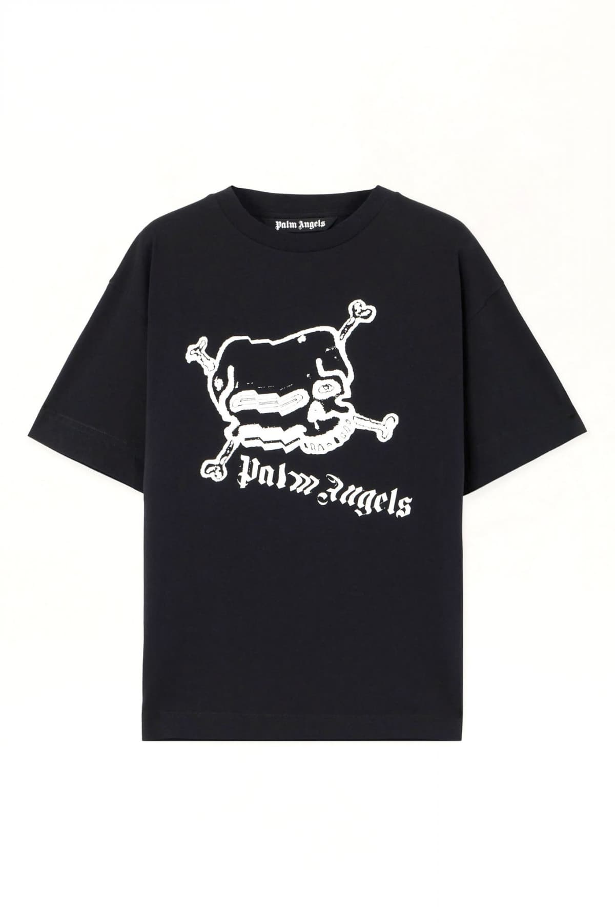 PALM ANGELS T-SHIRT SKULL REGULAR TEE ΛΕΥΚΟ