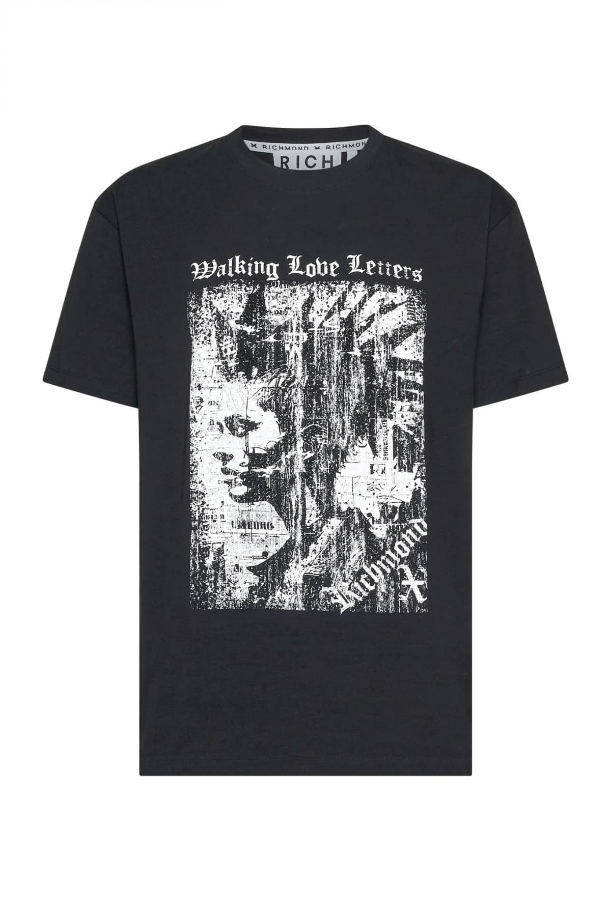 RICHMOND X T-SHIRT SIDDING ΜΑΥΡΟ