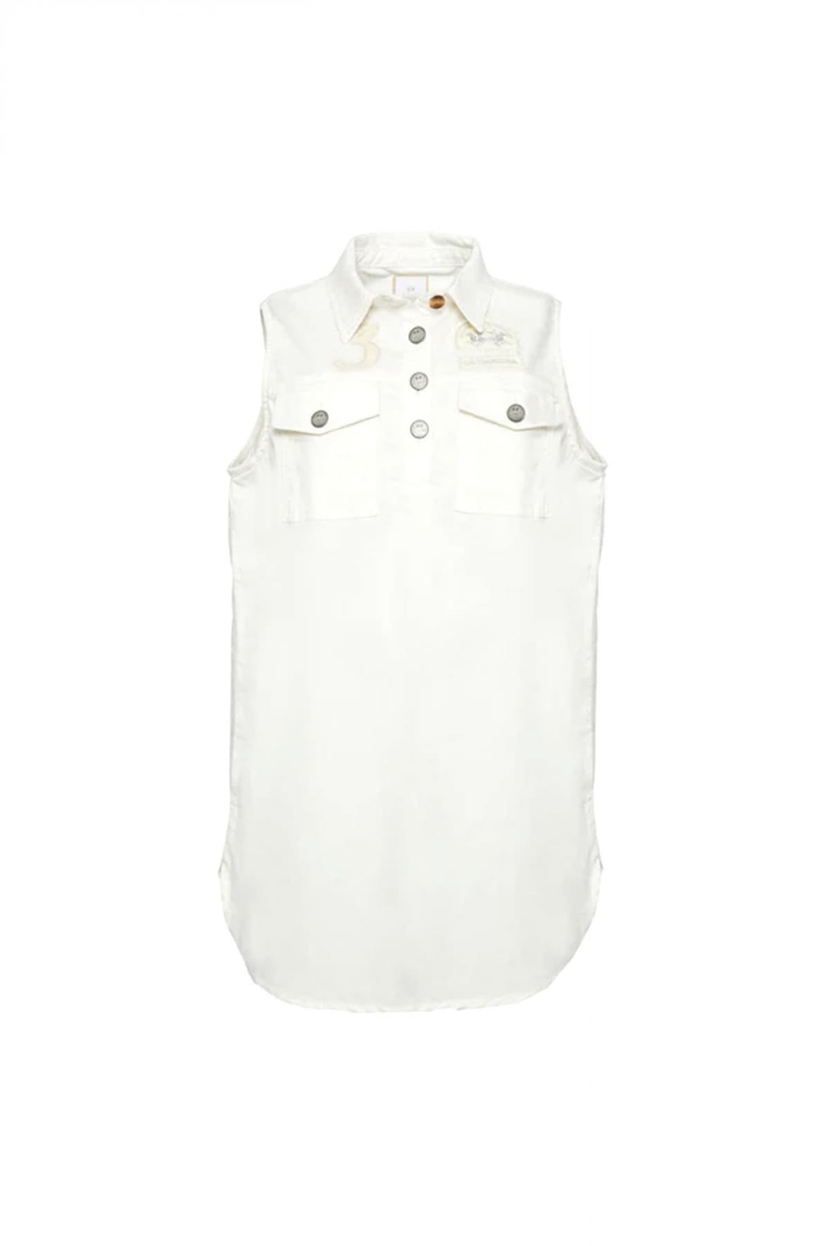 LA MARTINA ΦΟΡΕΜΑ MINI POLO ΤΣΕΠΕΣ ΕΚΡΟΥ