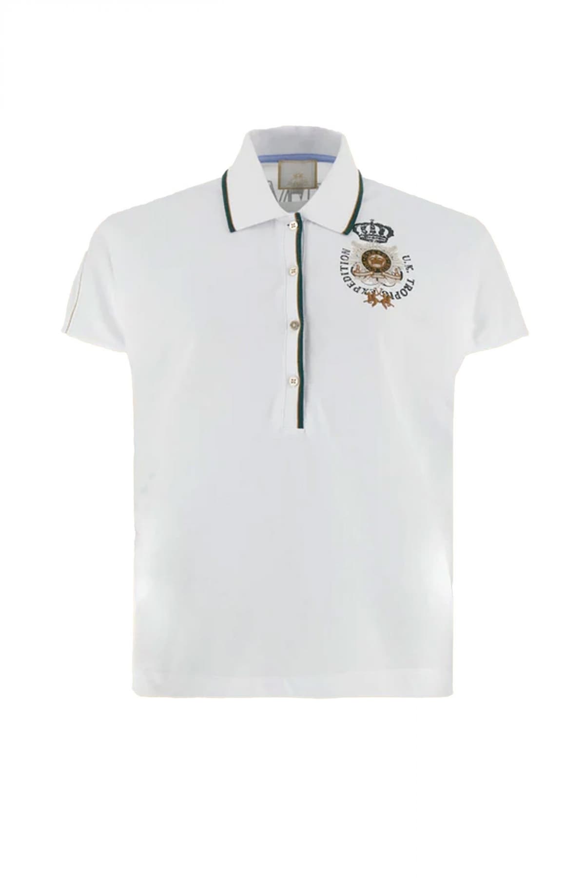 LA MARTINA POLO LOGO ΛΕΥΚΟ