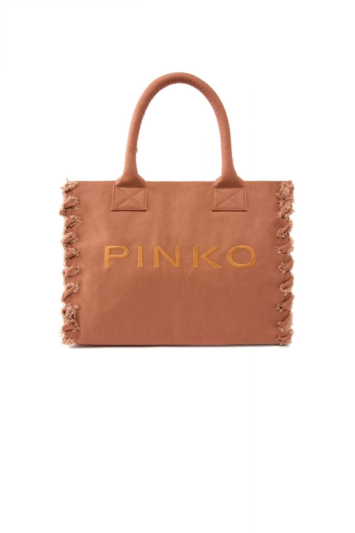 PINKO ΤΣΑΝΤΑ BEACH SHOPPER CANVAS ΜΑΥΡΗ