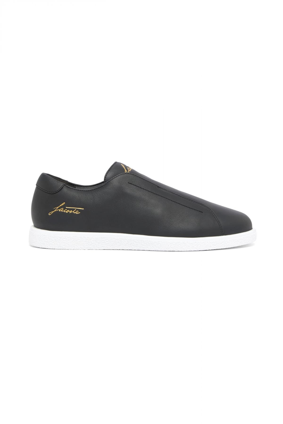 LACOSTE ΠΑΠΟΥΤΣΙΑ SNEAKERS SLIP ON LINECOURT S ΜΑΥΡΟ