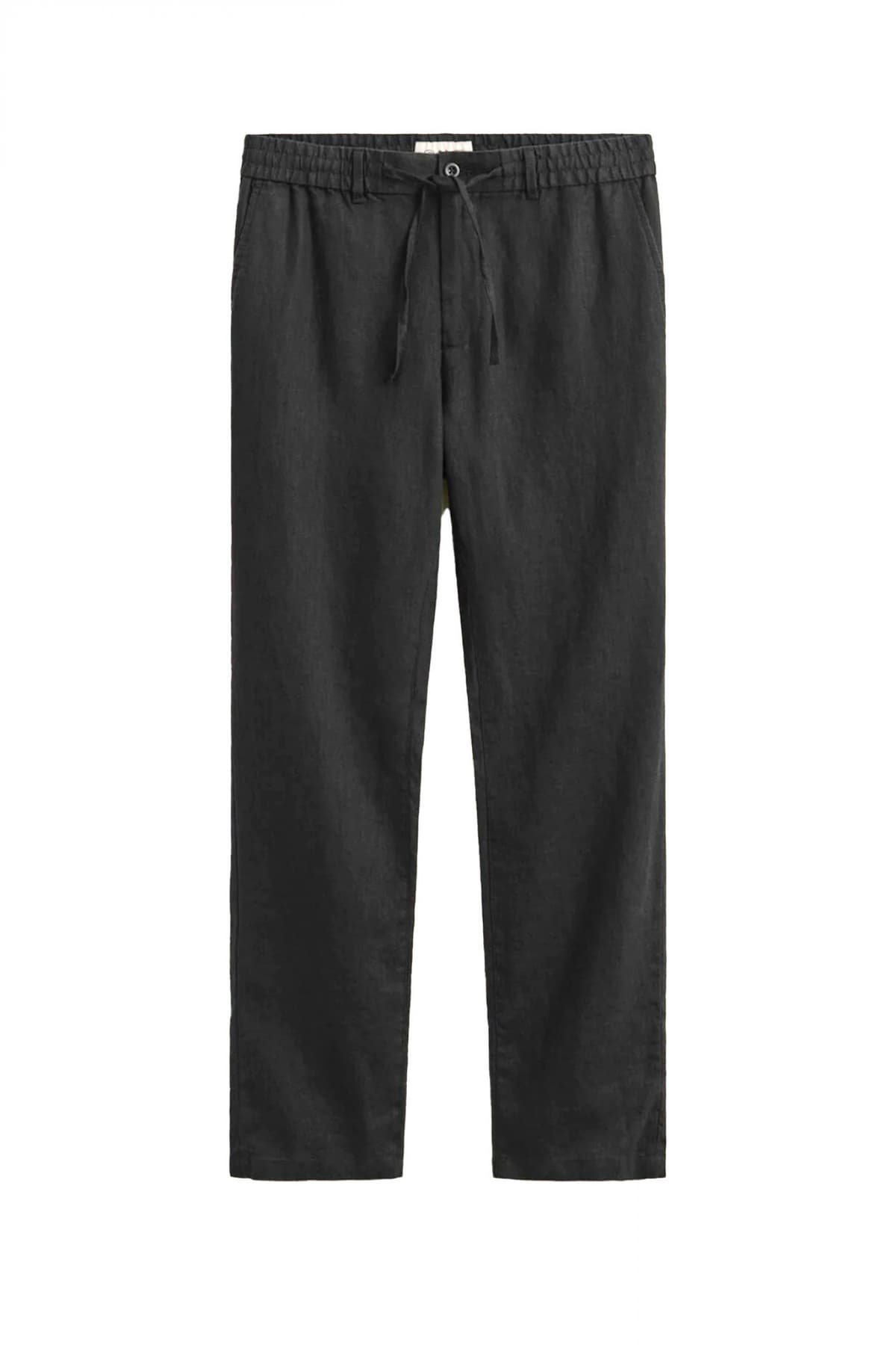GANT ΠΑΝΤΕΛΟΝΙ CHINO ΛΙΝΟ REG LINER DS PANTS ΜΑΥΡΟ