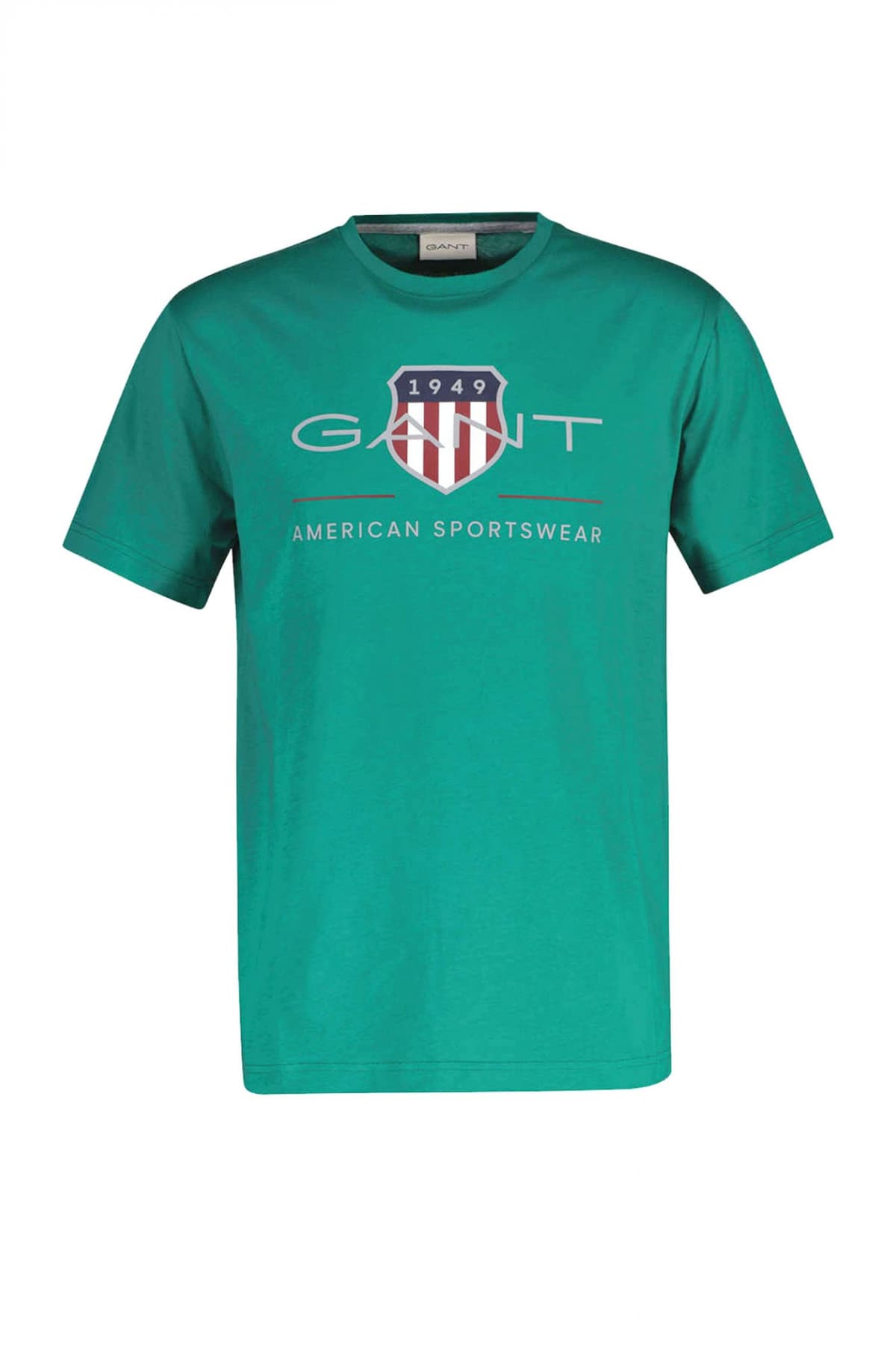 GANT T-SHIRT REG ARCHIVE SHIELD SS ΠΡΑΣΙΝΟ