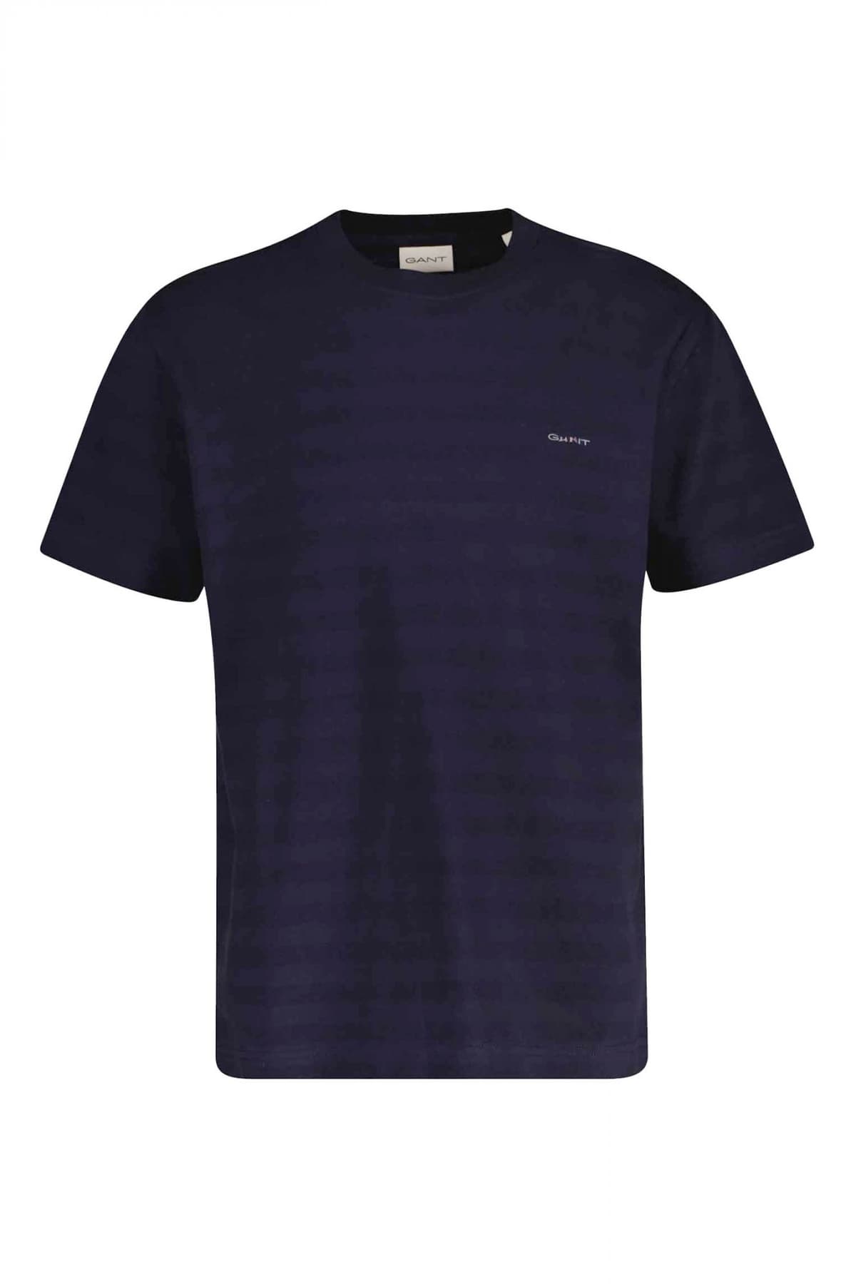 GANT T-SHIRT TEXTURE STRIPE SS ΜΠΛΕ
