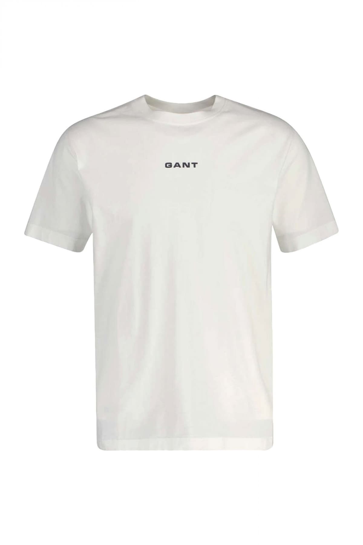 GANT T-SHIRT SMALL GRAPHIC SS ΚΡΕΜ