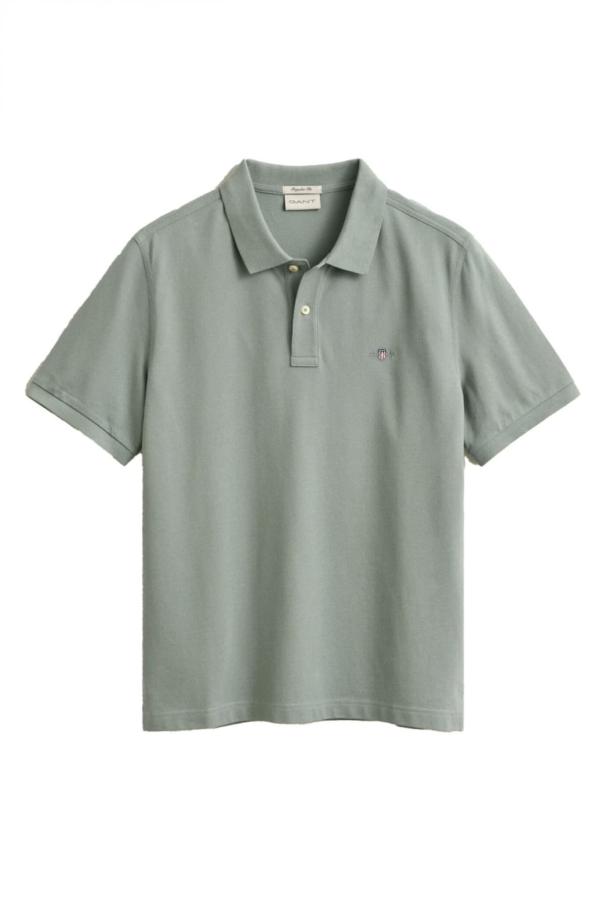 GANT POLO PIQUE REG SHIELD SS ΦΥΣΤΙΚΙ