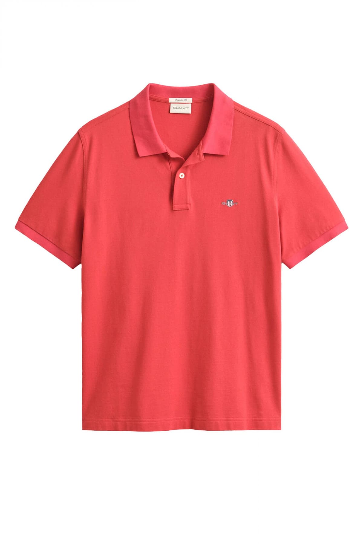 GANT POLO PIQUE REG SHIELD SS ΚΟΚΚΙΝΟ