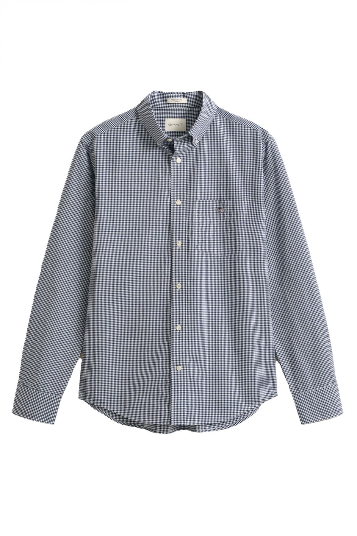 Men's Shirts Gant Gray
