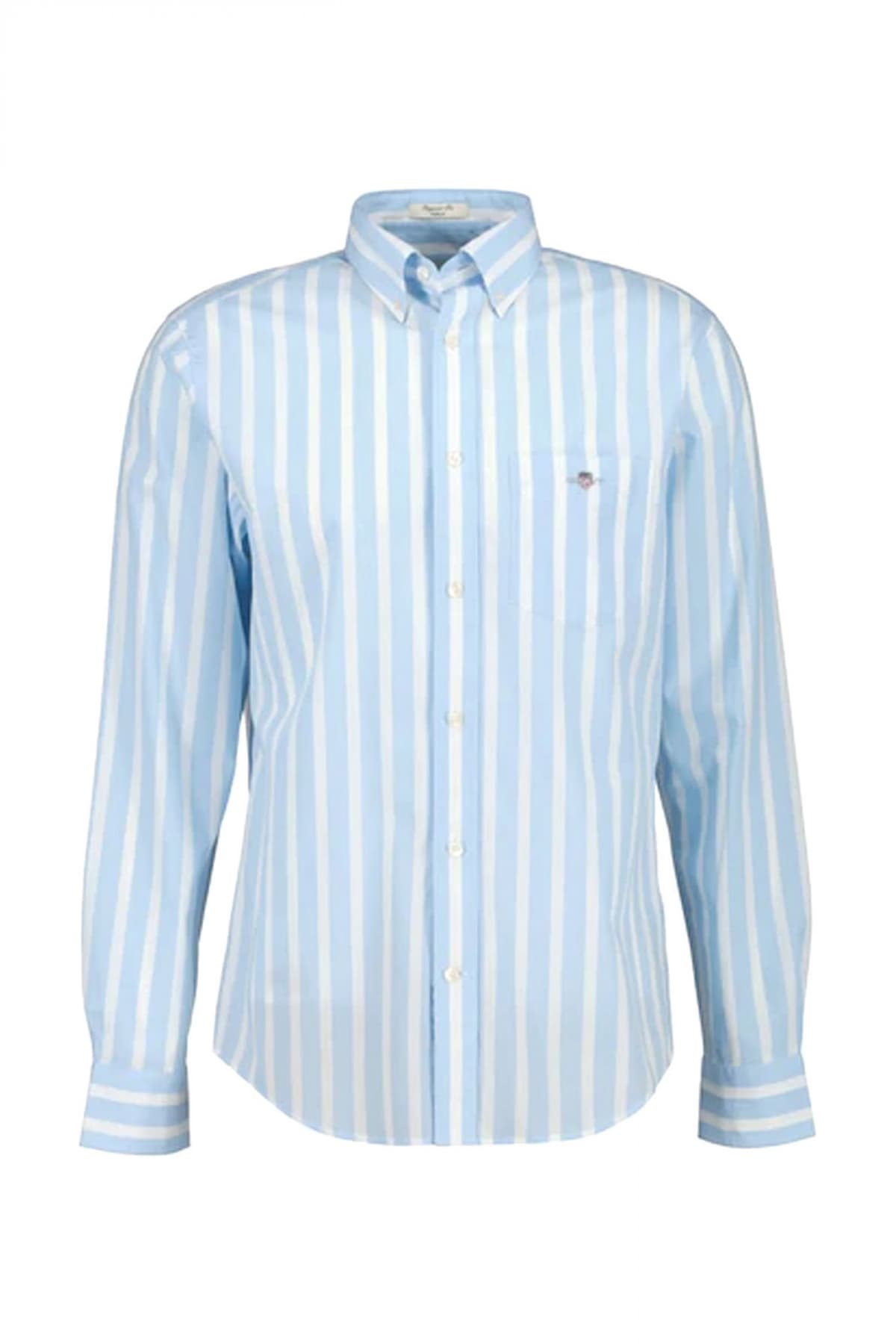 Men's Shirts Gant Blue