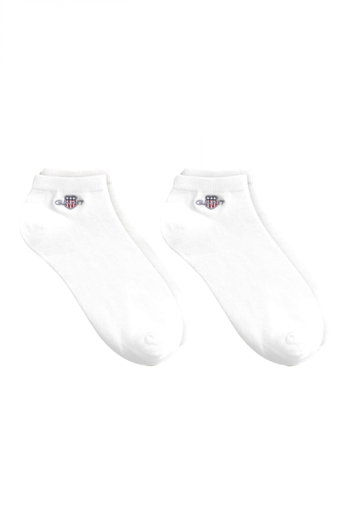 GANT ΚΑΛΤΣΕΣ 2-PACK SHIELD ANKLE LOGO ΛΕΥΚΟ