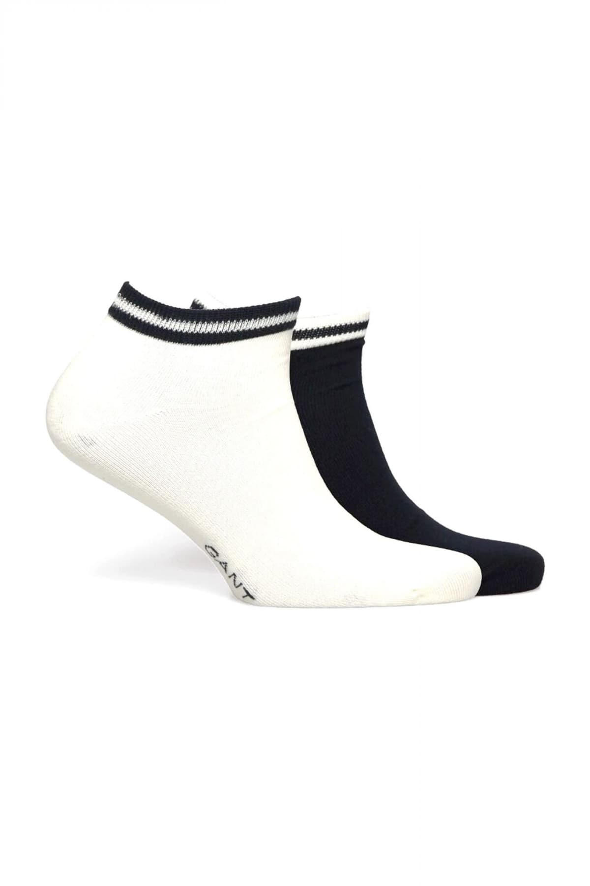 GANT ΚΑΛΤΣΕΣ 2-PACK ANKLE SHOCKS ΜΠΛΕ-ΕΚΡΟΥ