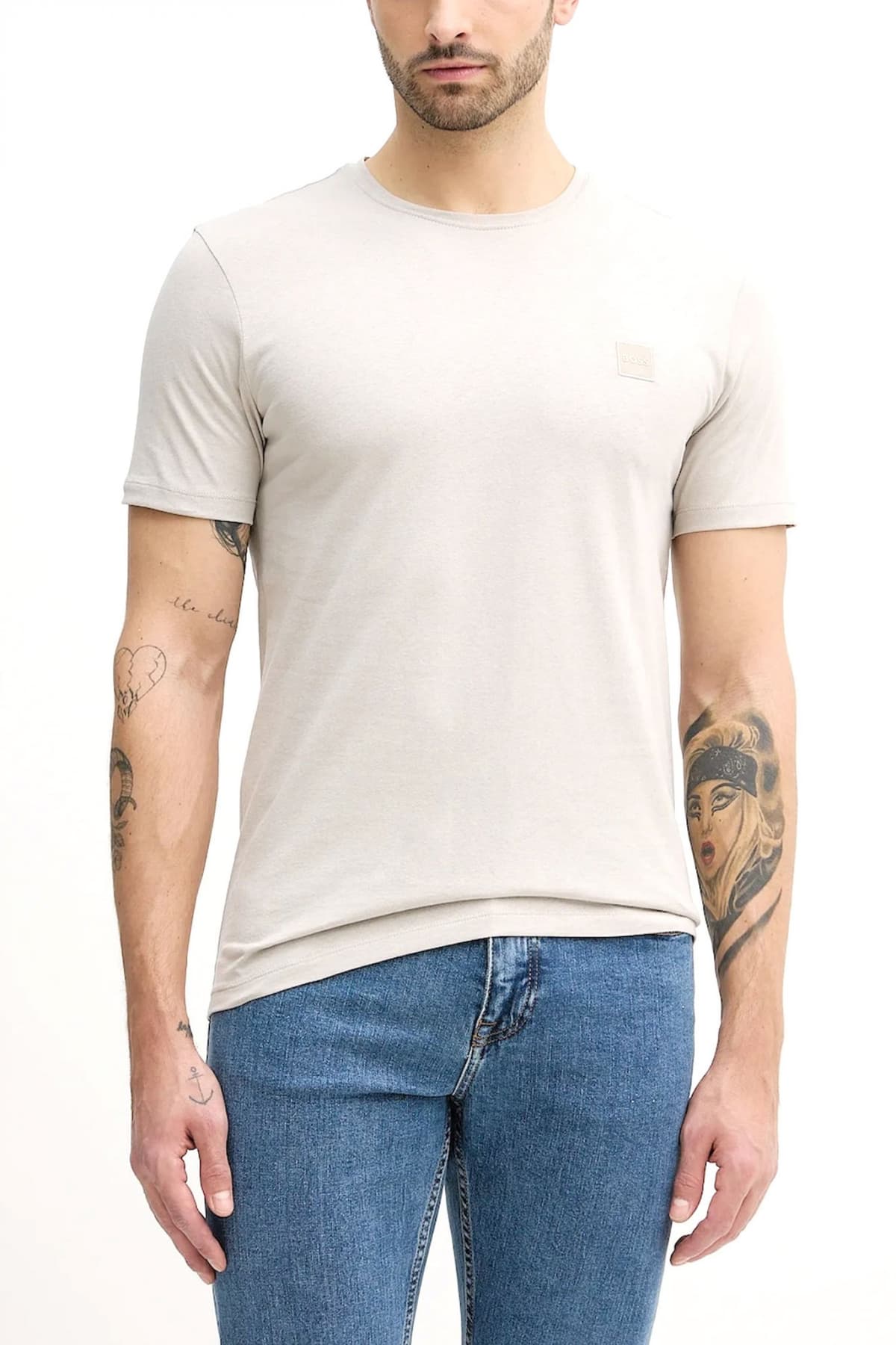 Men's T-Shirts Boss Beige