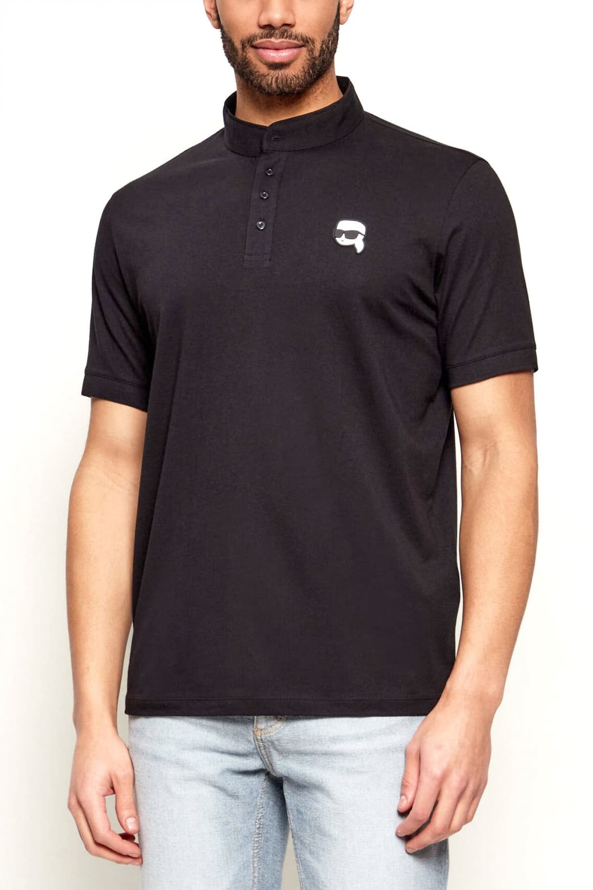 Men's Polo Shirts Karl Lagerfeld Black