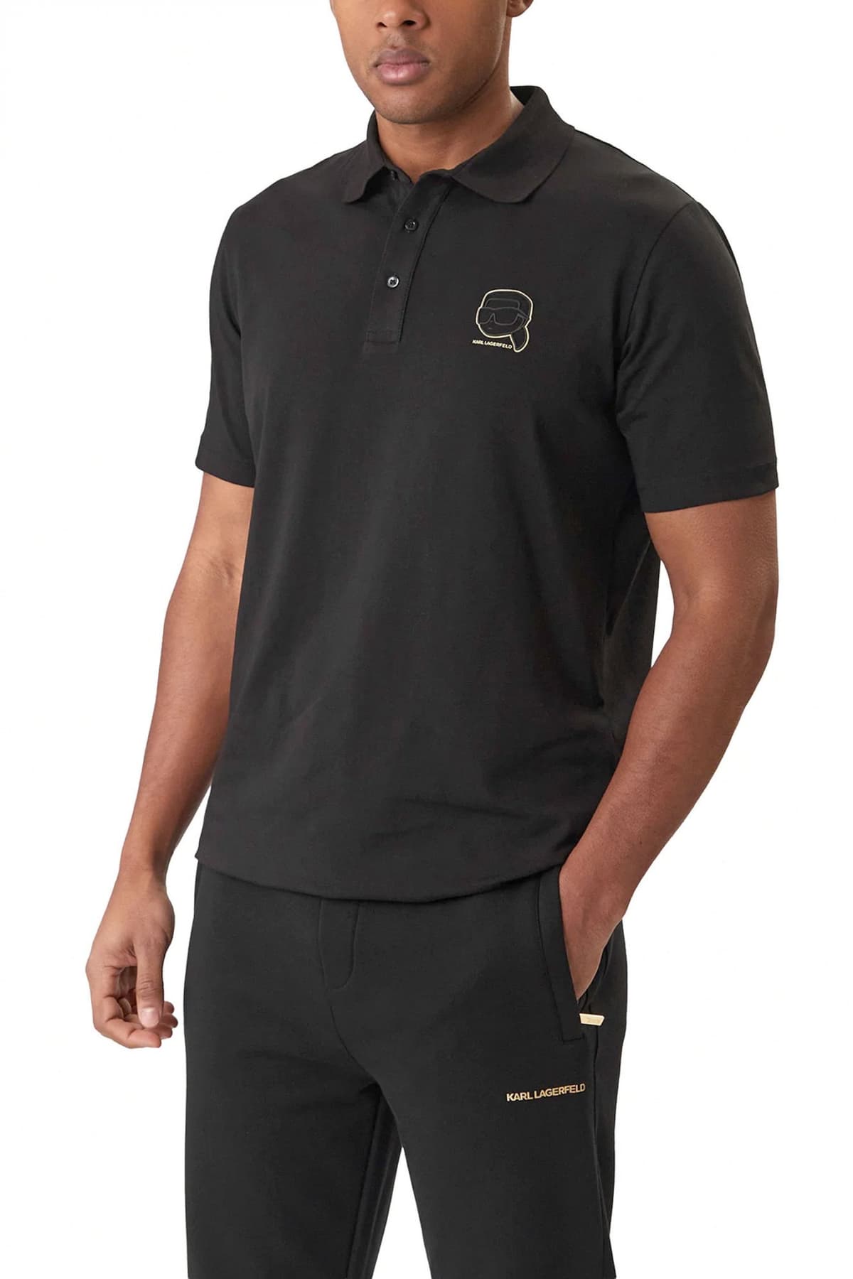 Men's Polo Shirts Karl Lagerfeld Black