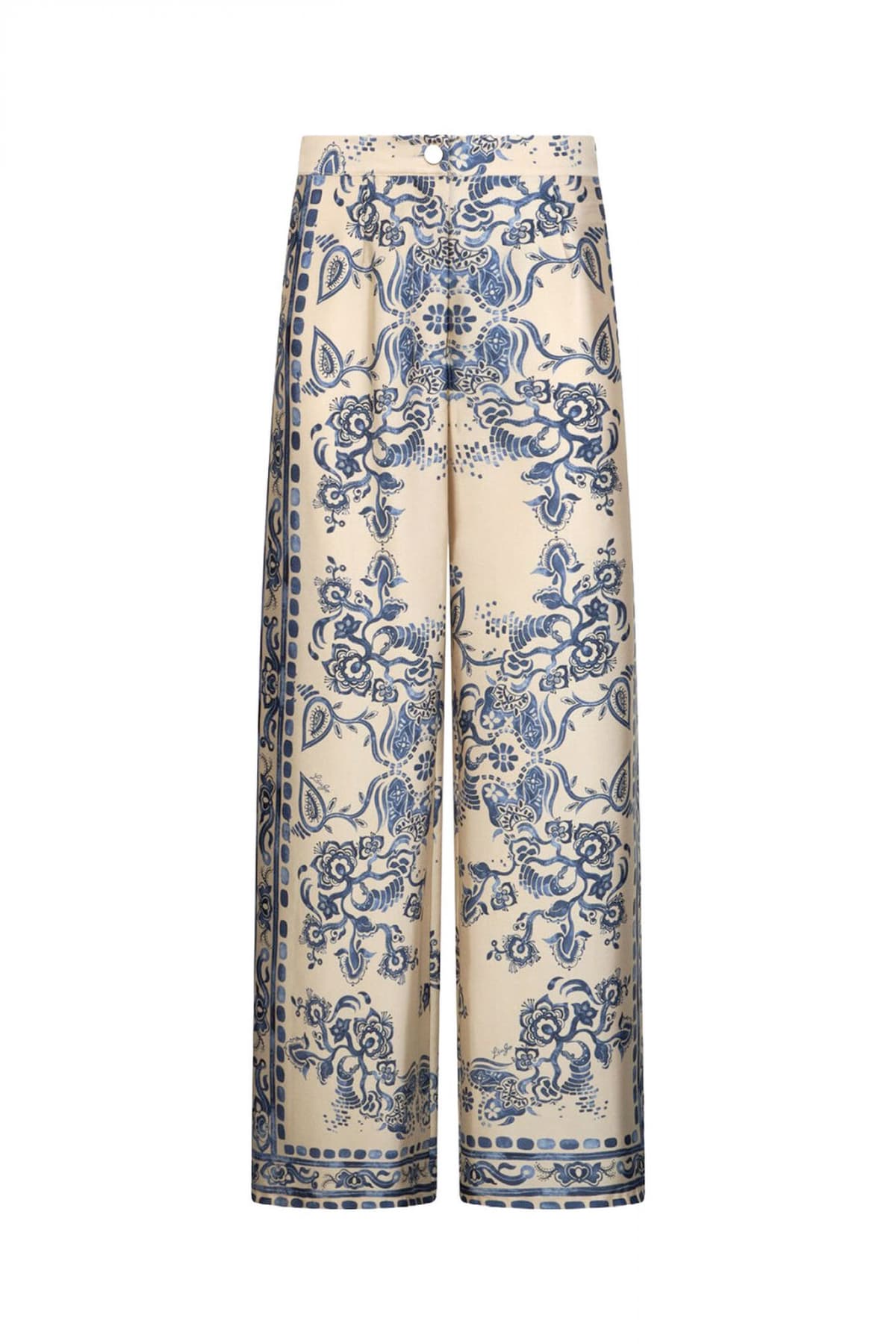 LIU-JO BETTER ΠΑΝΤΕΛΟΝΑ FLORAL ΕΚΡΟΥ-ΜΠΛΕ