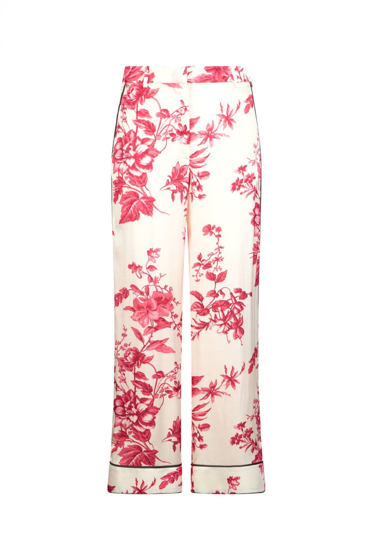 LIU-JO BETTER ΠΑΝΤΕΛΟΝΙ FLORAL ΤΣΕΠΕΣ ΕΚΡΟΥ-ΚΟΚΚΙΝΟ
